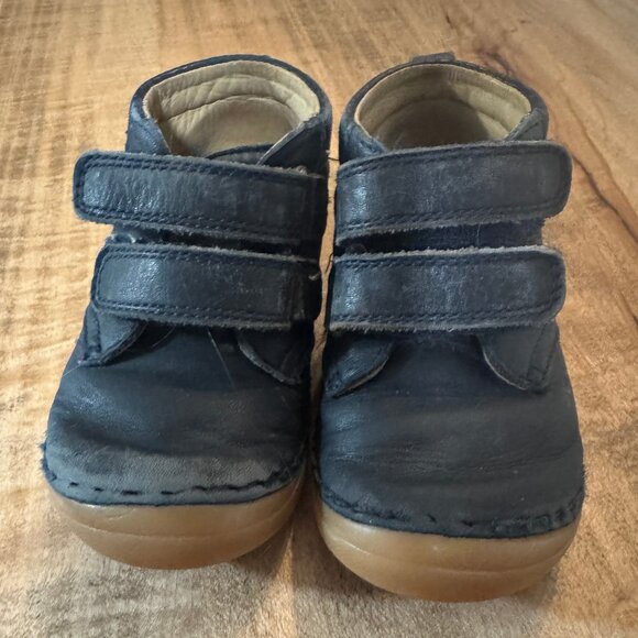 Froddo Paix Up Leather Toddler Shoes – Dark Denim | EU 24 (US Toddler 8) - Picture 1 of 6
